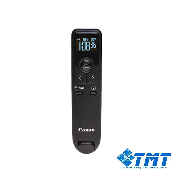 Bút Trình Chiếu Canon PR100-R - Laser Đỏ (Màn LCD Backlight ; Phạm Vi 15m, Kết Nối Wifi 2.4GHz; AAA*2)