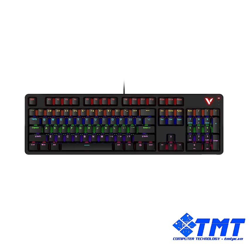 Bàn phím máy tính RAPOO V500PRO V2 Black Red switch 12431