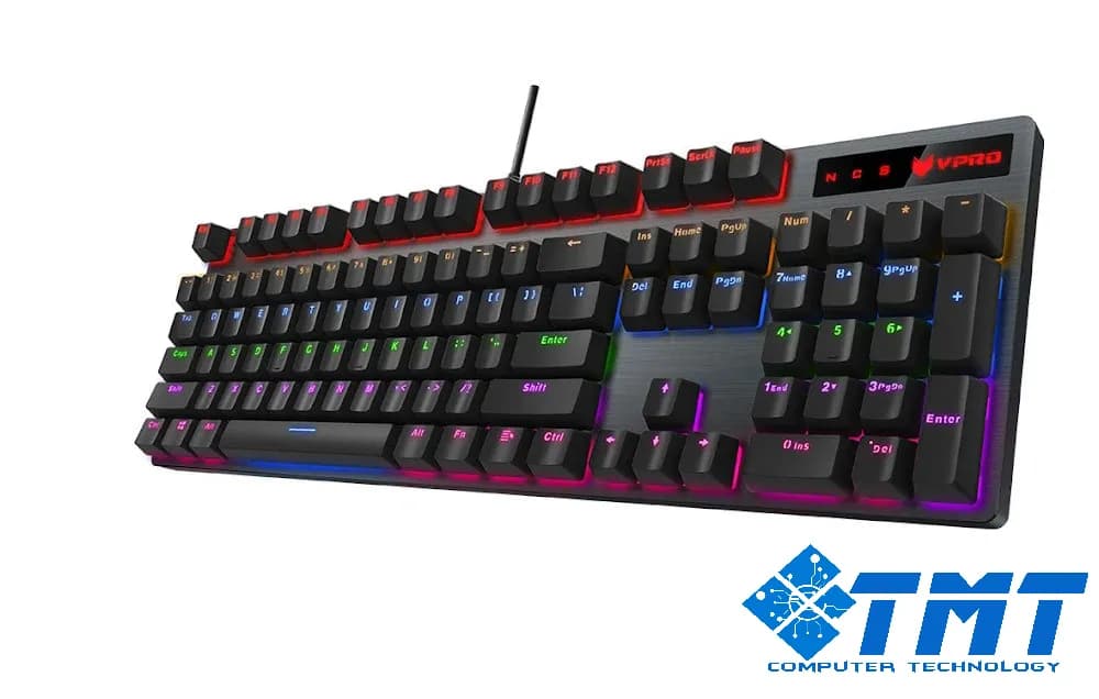 Bàn phím Cơ Rapoo V500Pro Black - Blue Switch
