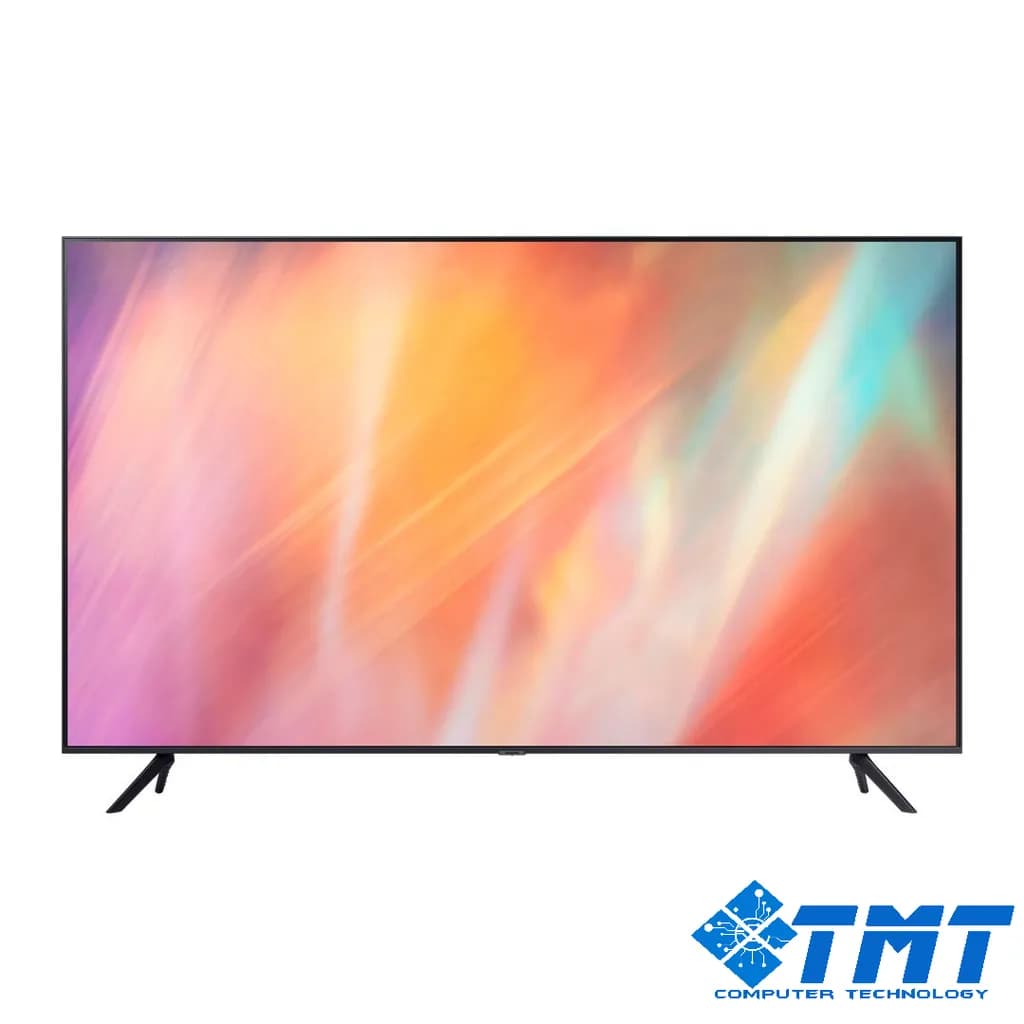 TV Samsung 55-inch 4K AU7700 không viền 3 cạnh - Tizen; voice search; PQI 2000; BT4.2; Loa 2.0 20W; 200W, xuất xứ:Vietnam