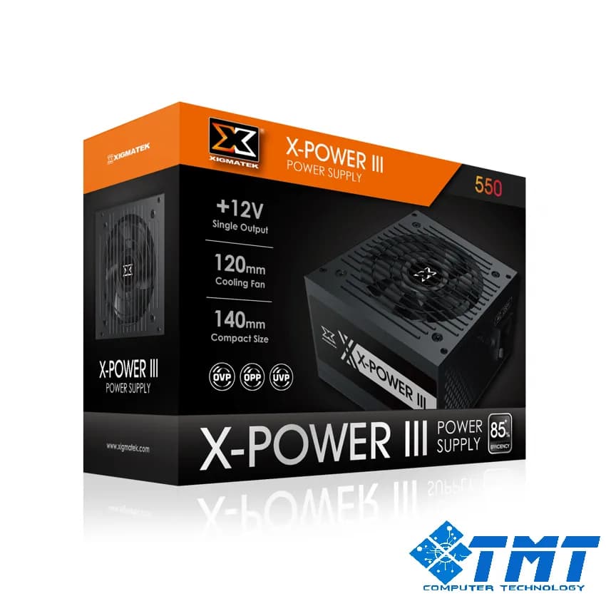 NGUỒN XIGMATEK X-POWER III 550 - 500W EN45983 (MÀU ĐEN)