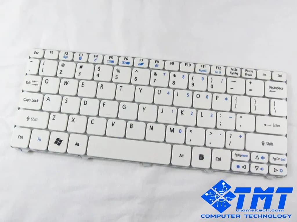 Bàn phím Acer One D721 trắng