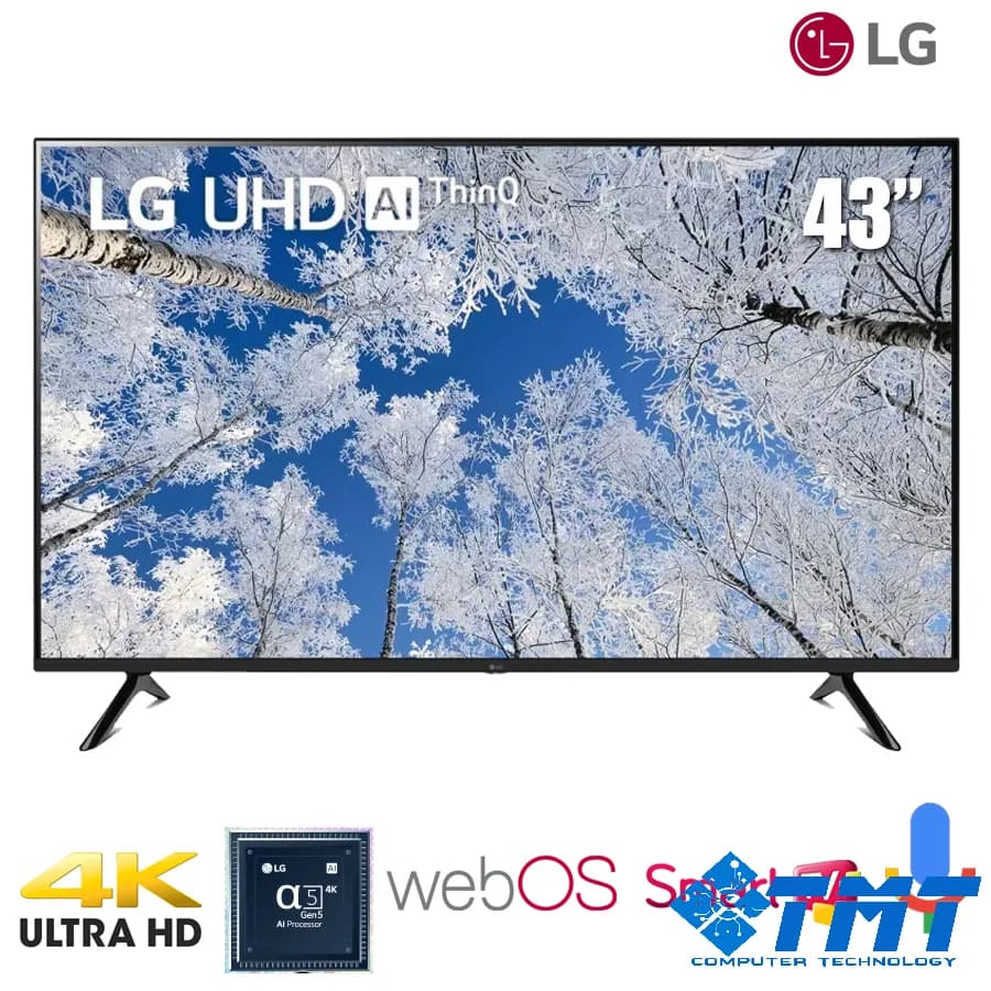 TV LG 43 inches 43UQ7050PSA( 4K, smart, webOS 22,Bộ xử lý α5 Gen5 AI 4K, Voice Search,Magic Remote)