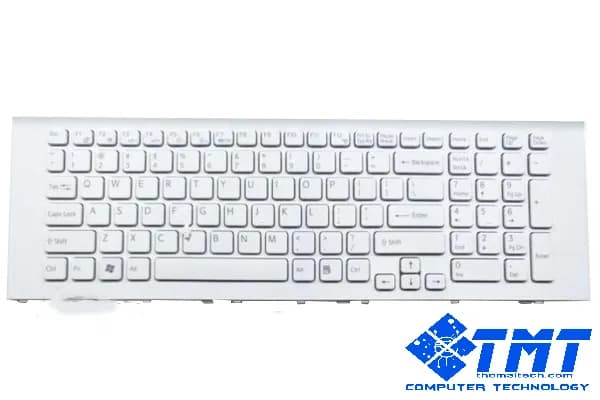 Bàn phím Sony EJ trắng