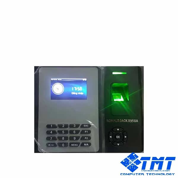 Máy chấm công vân tay và thẻ Ronald Jack X958A