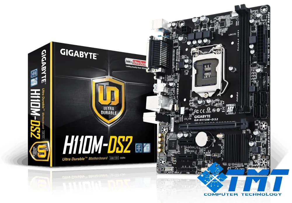 Main Gigabyte H110M-DS2 (Sk LGA1151/ VGA Onboard)