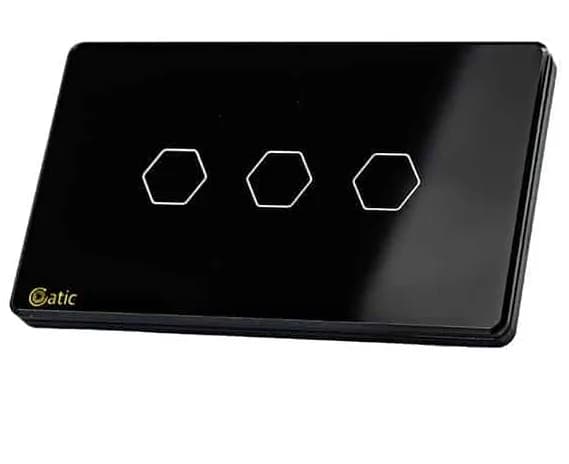 Công tắc cảm ứng WiFi Hunonic 3 Nút, HV