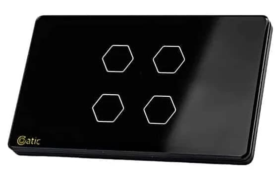 Công tắc cảm ứng WiFi Hunonic 4 Nút, HV