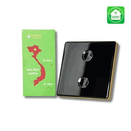 Công tắc cảm ứng BLE Premium 2 Nút, HV