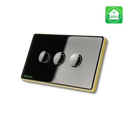 Công tắc cảm ứng BLE Premium 3 Nút, HCN