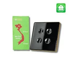 Công tắc cảm ứng BLE Premium 4 Nút, HV