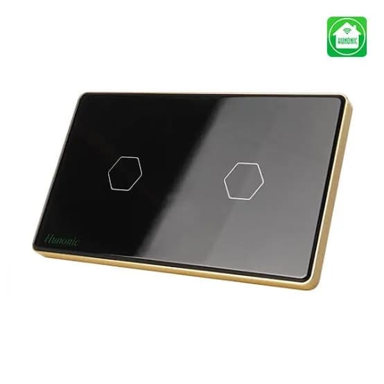 Công tắc cảm ứng WiFi Hunonic 2 Nút, HCN