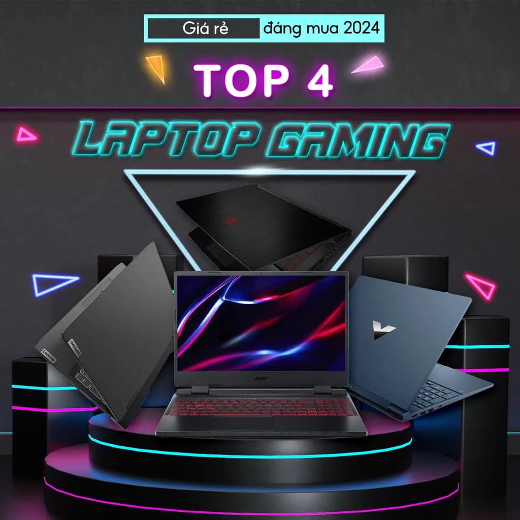 Những Dòng Laptop Chơi Game Bán Chạy Nhất Hè 2024