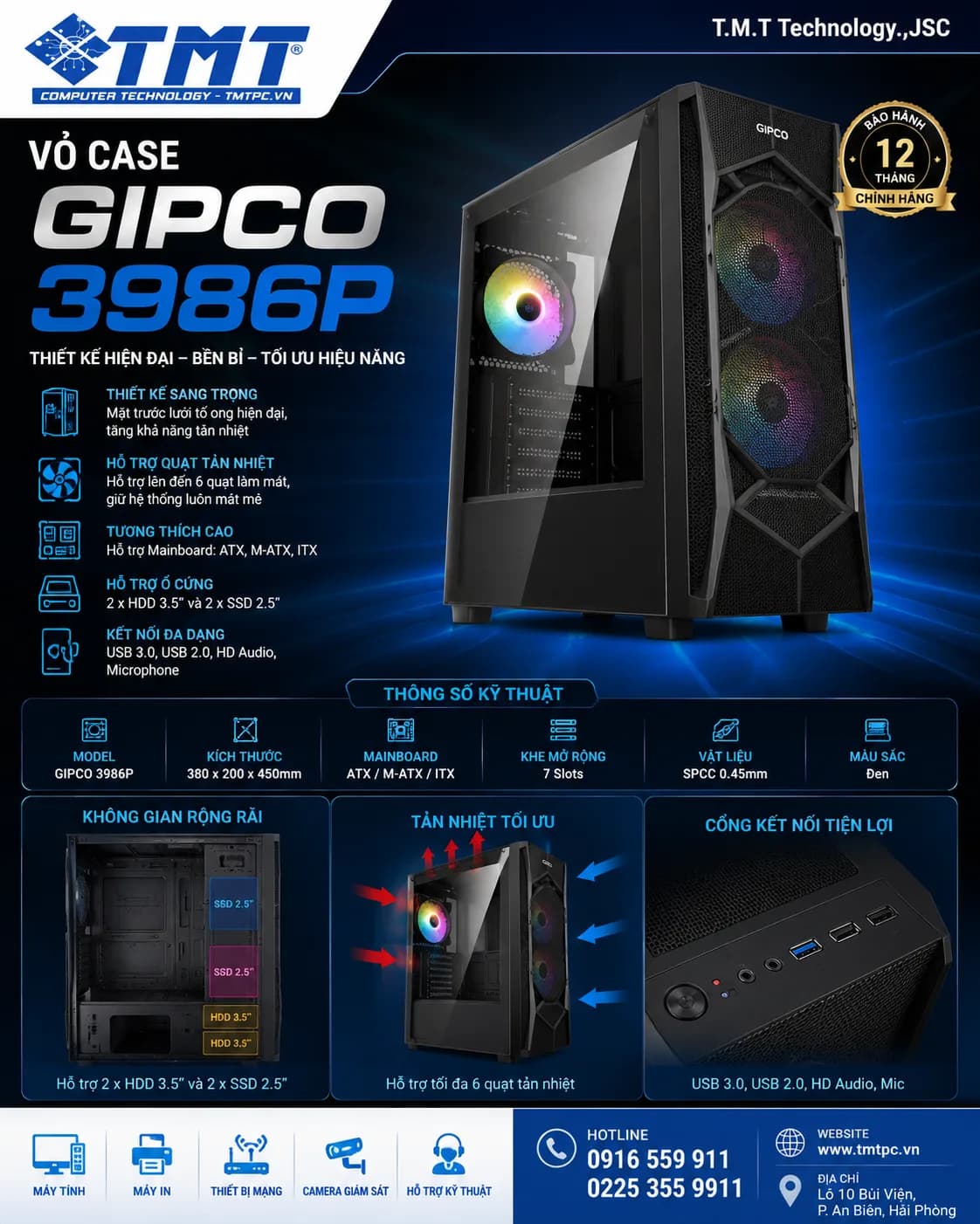 Vỏ Case GIPCO 3586 G9